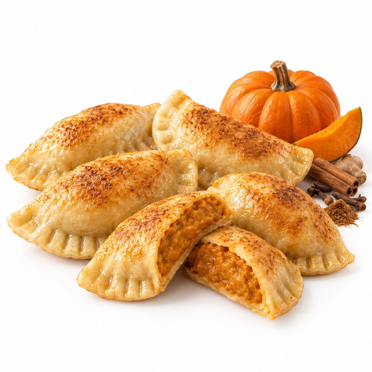 Golden Pumpkin Pierogi with Autumn Spices
